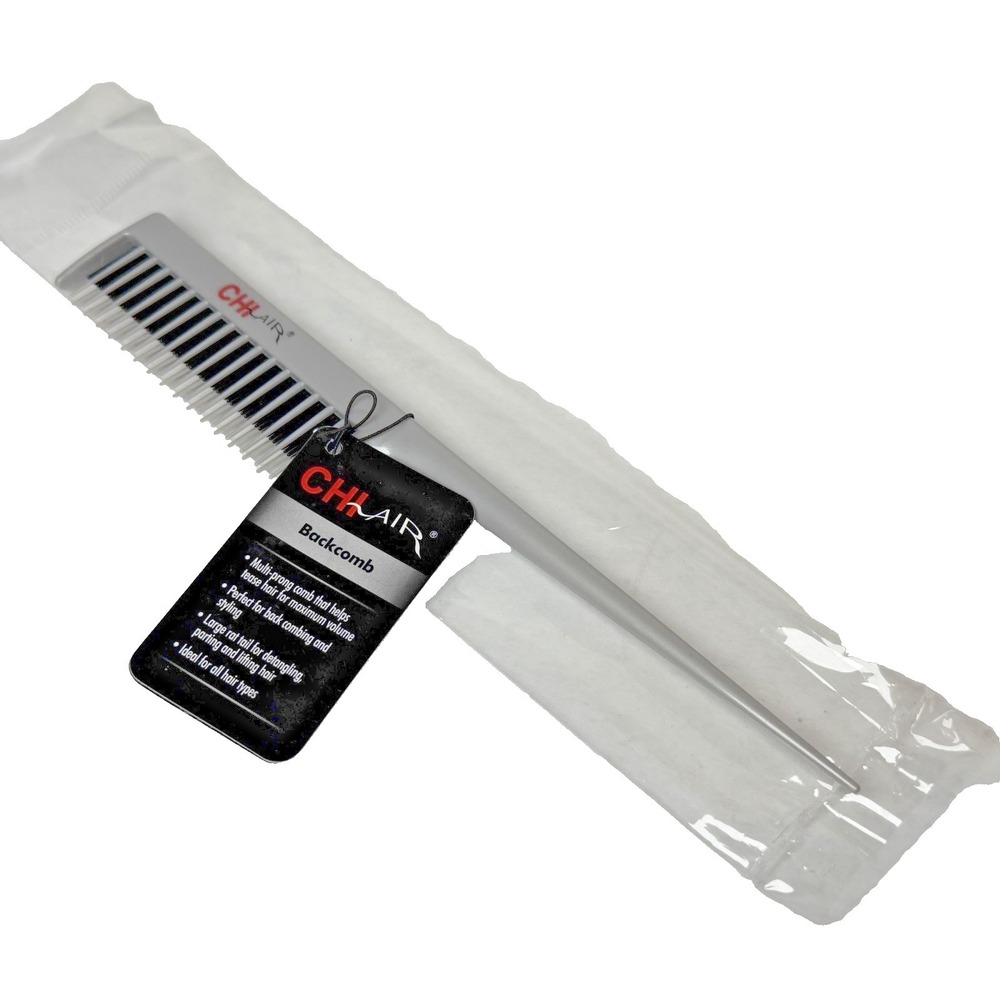 CHI Air Backcomb Rat Tail Comb Professional Multiprong Tease Styling Lifting NEW